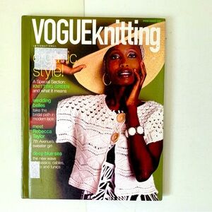 VOGUE Knitting International Knit Patterns Magazine Hardcover Spring Summer 2008